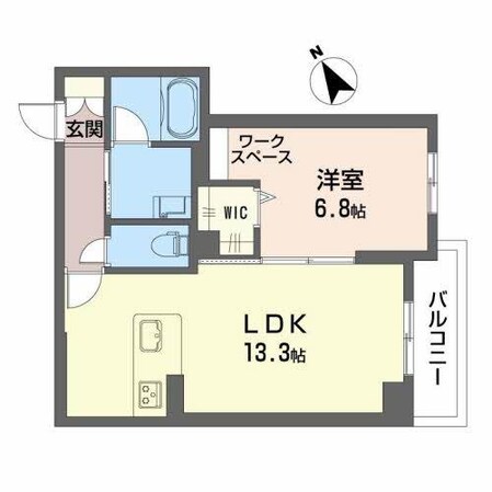 シャーメゾン仁王門通の物件間取画像